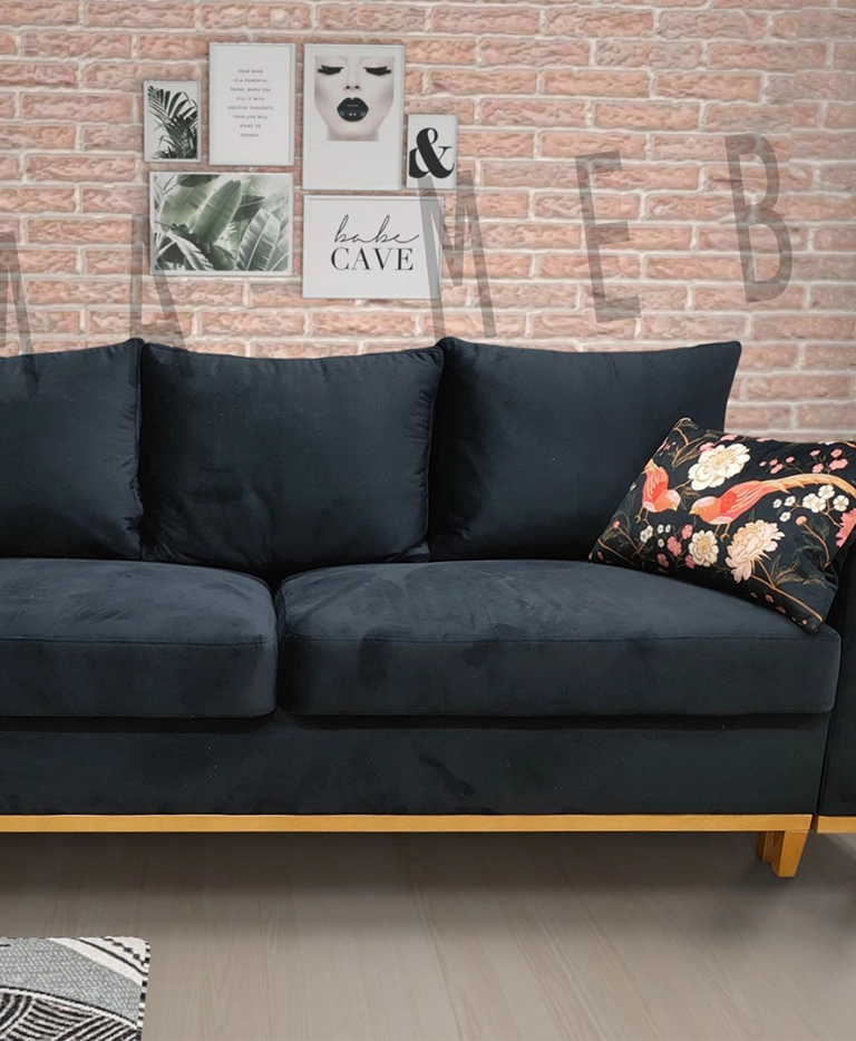 Zielona sofa